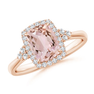 Cushion Rectangular AA Morganite