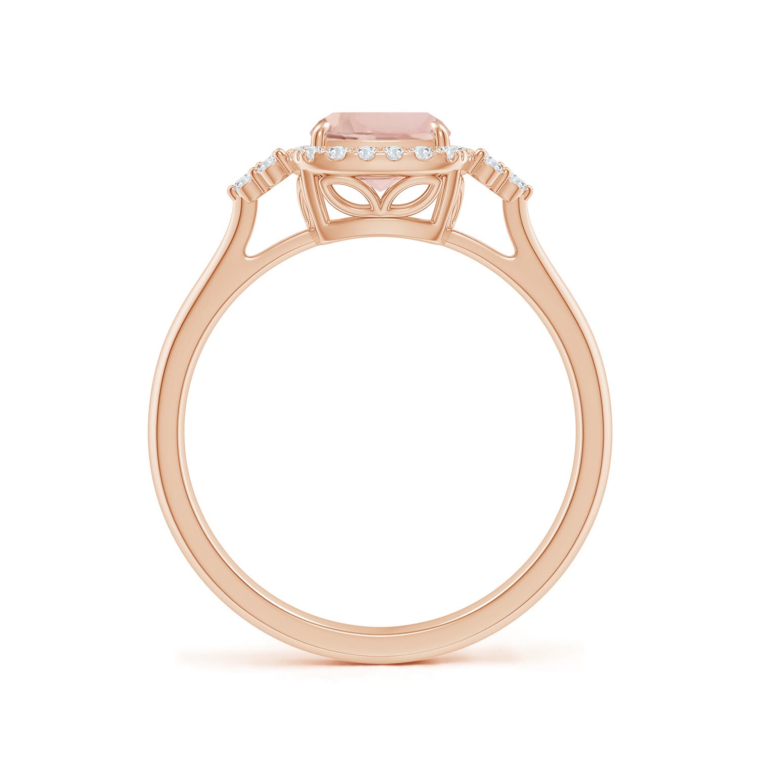 AA - Morganite / 1.38 CT / 14 KT Rose Gold