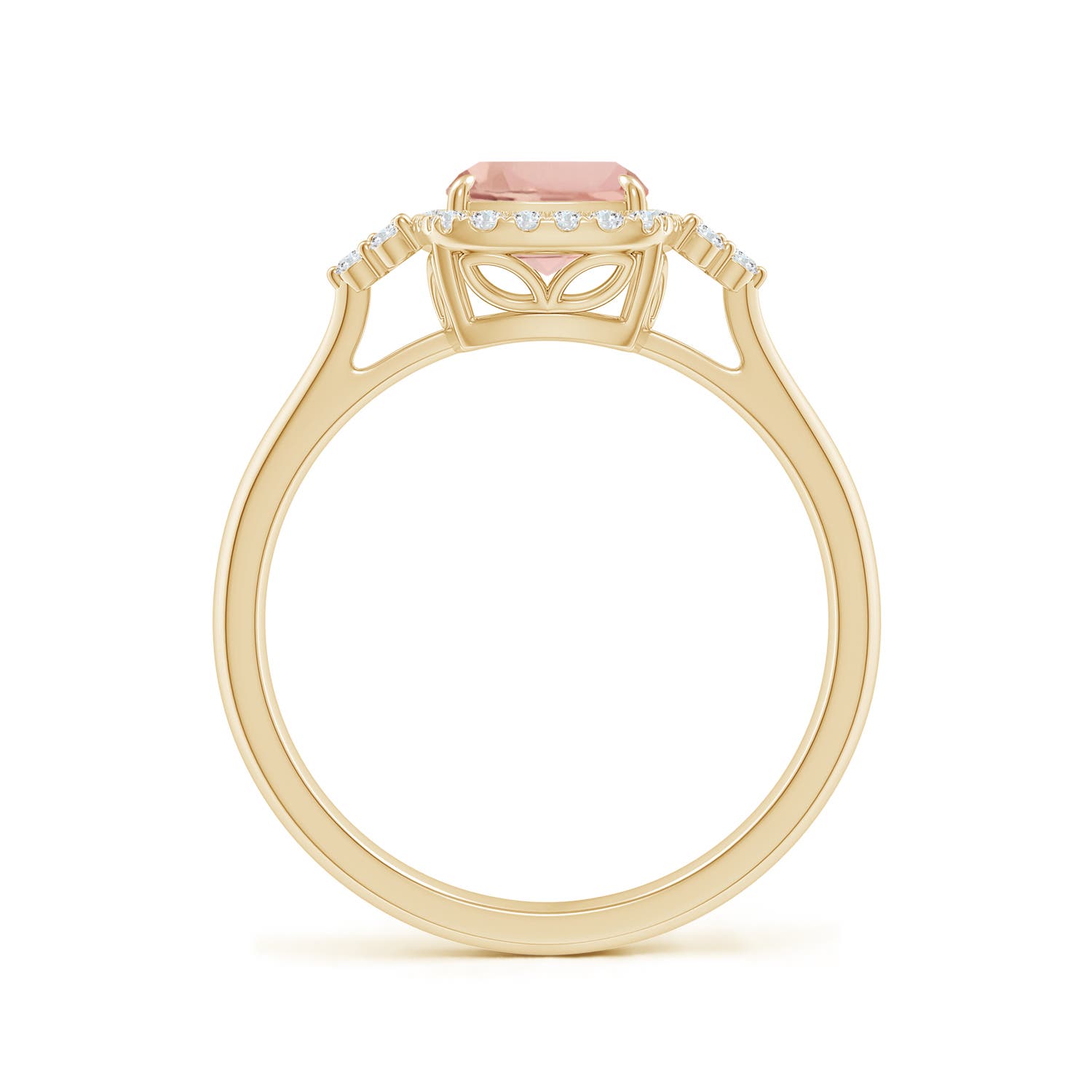 AAA - Morganite / 1.38 CT / 14 KT Yellow Gold