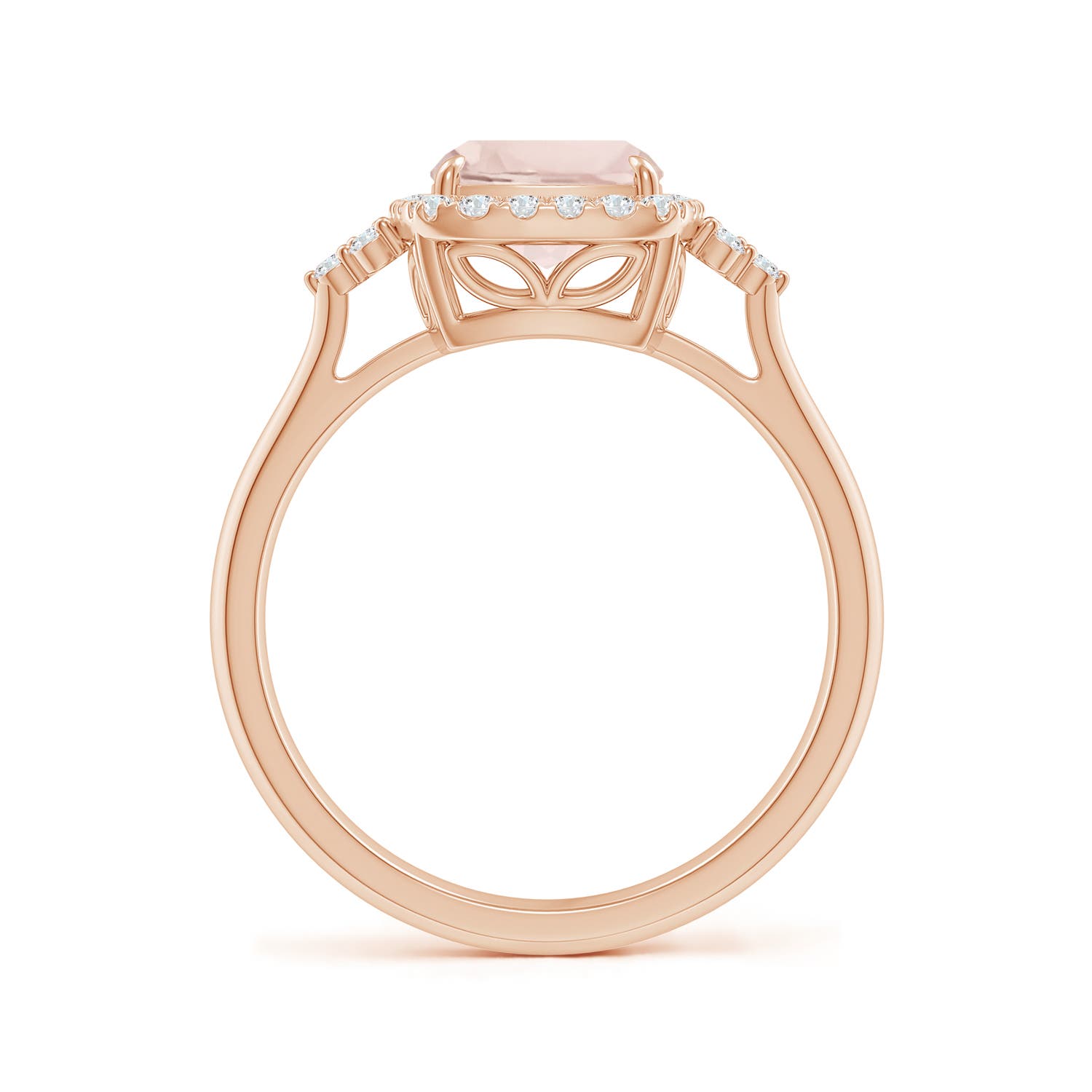 A - Morganite / 2.06 CT / 14 KT Rose Gold