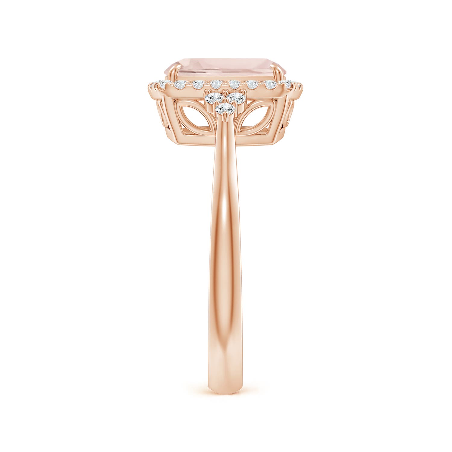 A - Morganite / 2.06 CT / 14 KT Rose Gold