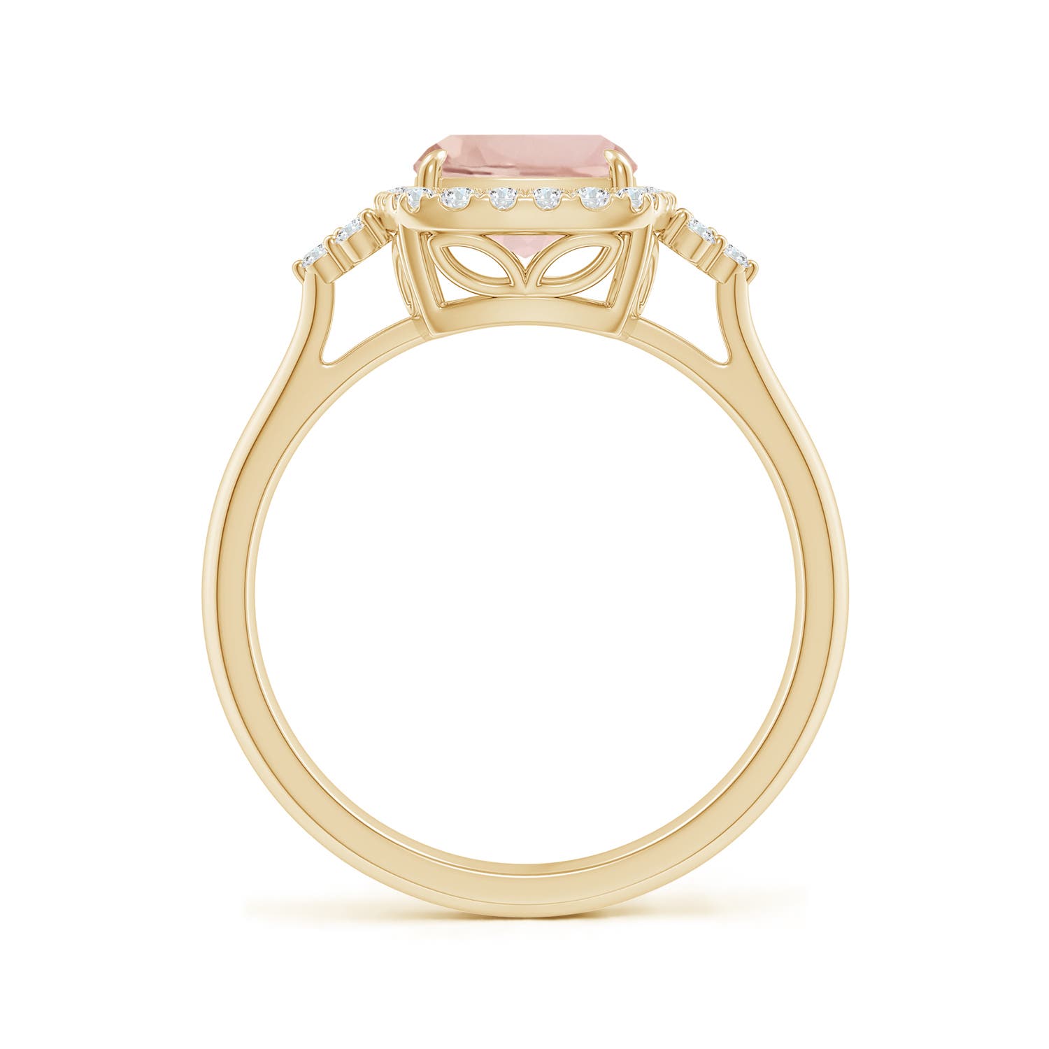 AA - Morganite / 2.06 CT / 14 KT Yellow Gold