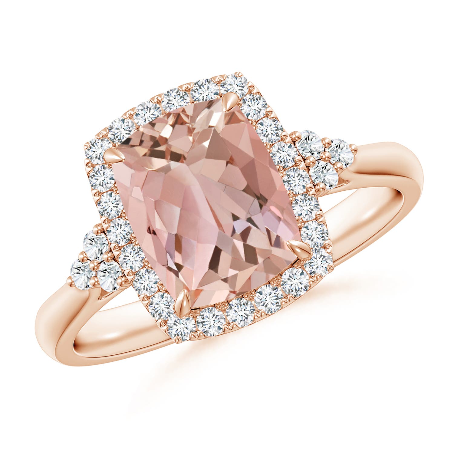 AAAA - Morganite / 2.06 CT / 14 KT Rose Gold