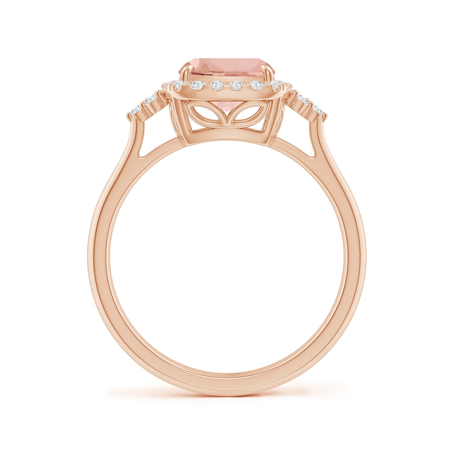 AAAA - Morganite / 2.06 CT / 14 KT Rose Gold