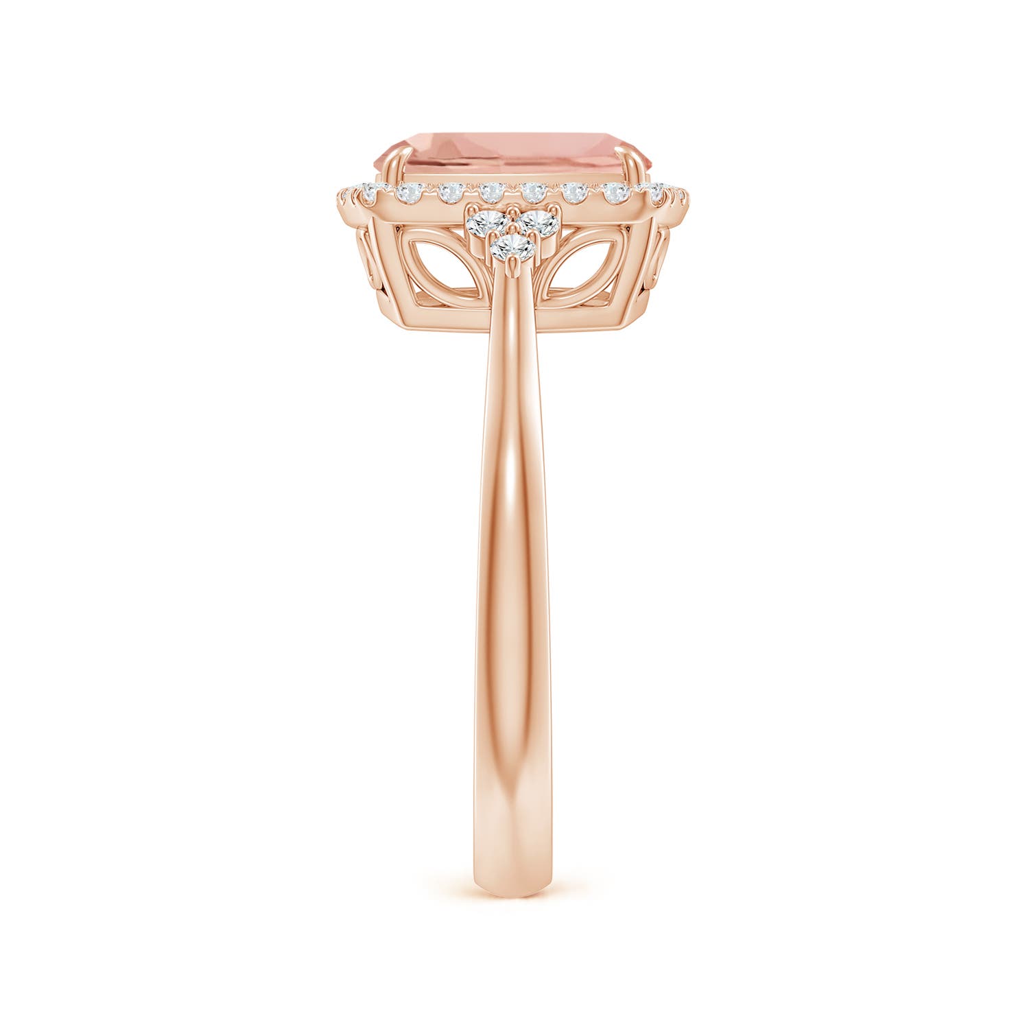 AAAA - Morganite / 2.06 CT / 14 KT Rose Gold