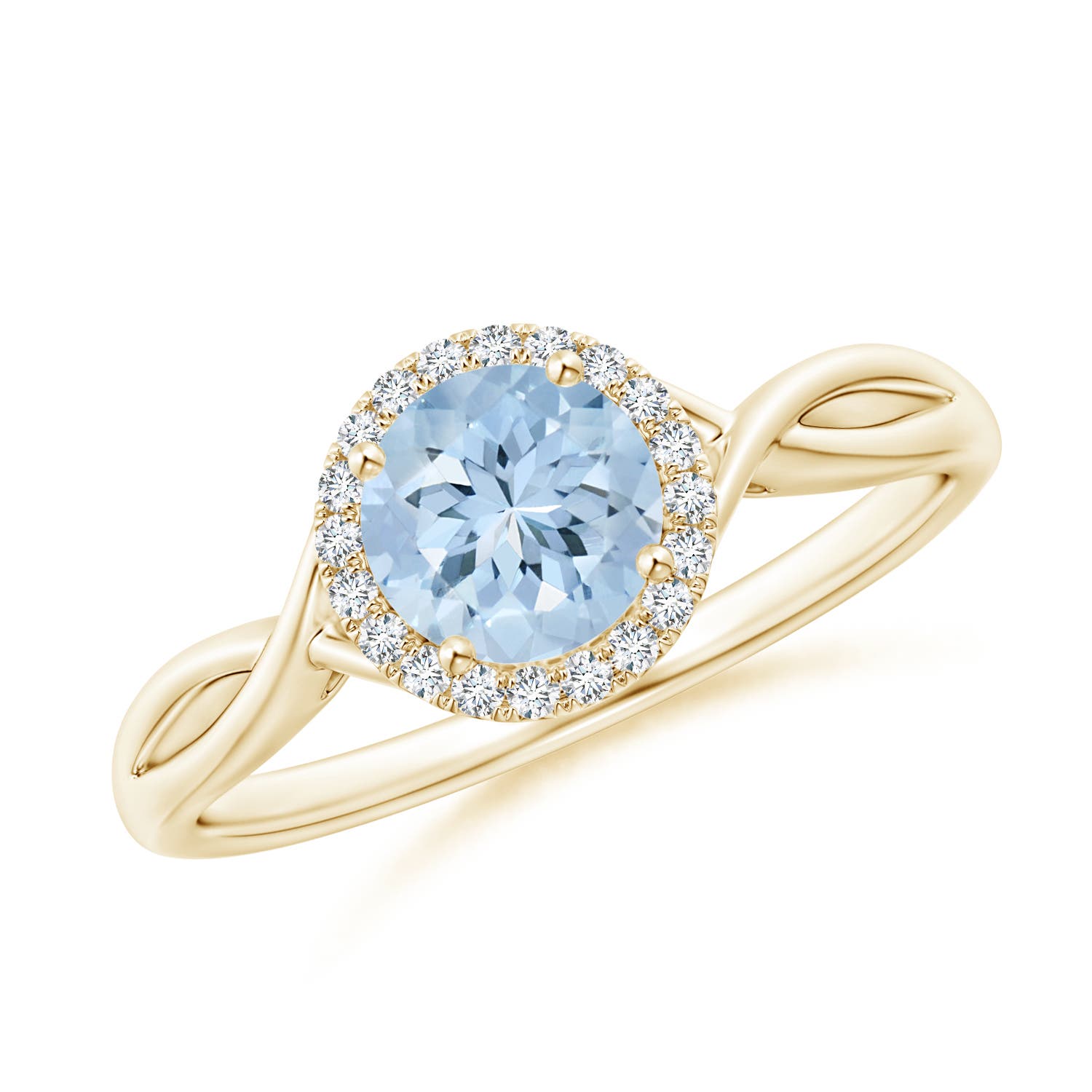 AA - Aquamarine / 0.82 CT / 14 KT Yellow Gold