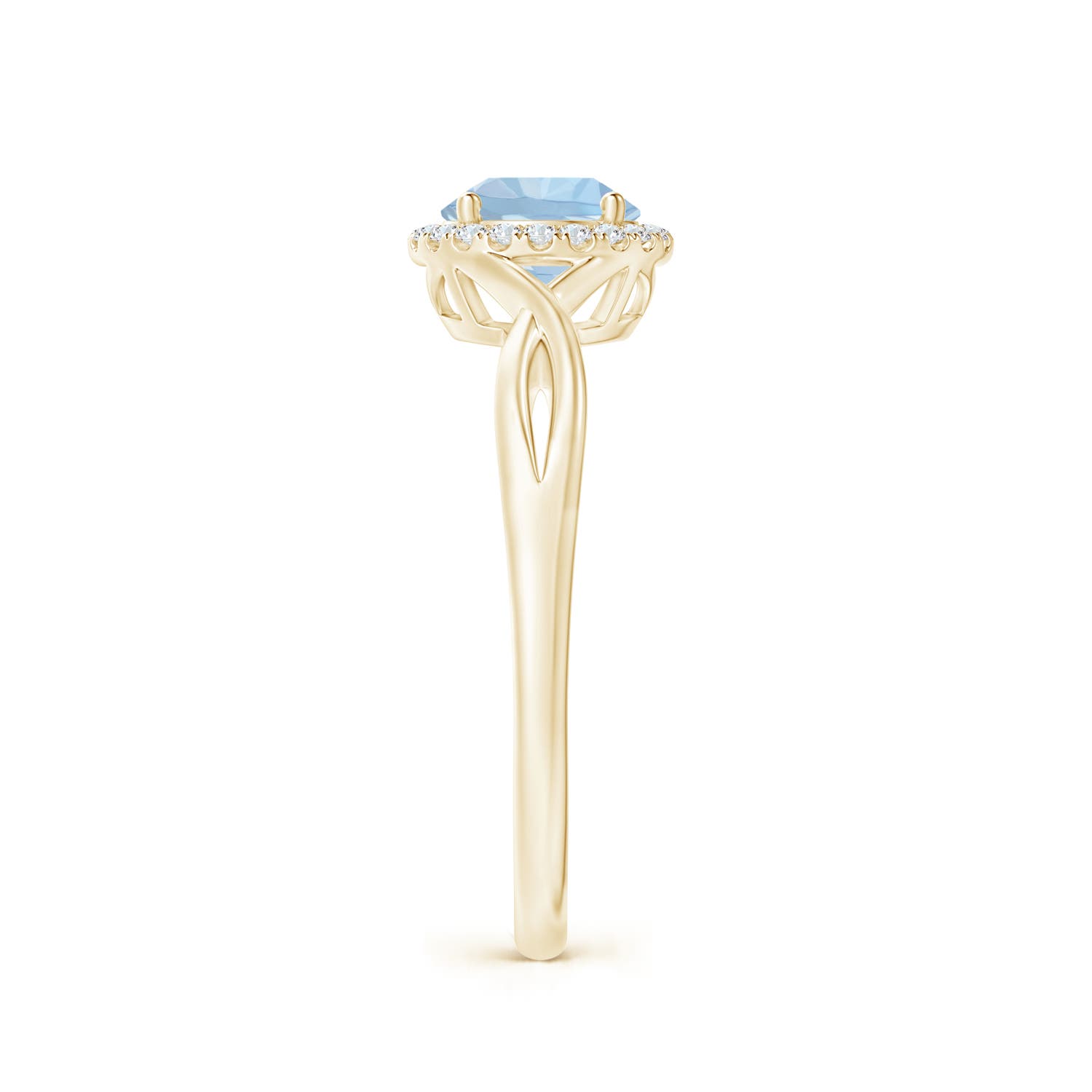 AA - Aquamarine / 0.82 CT / 14 KT Yellow Gold