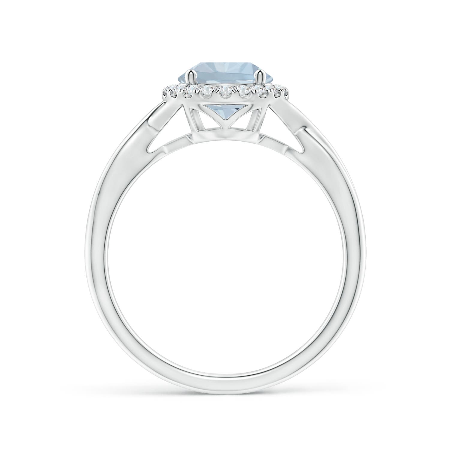 A - Aquamarine / 1.24 CT / 14 KT White Gold