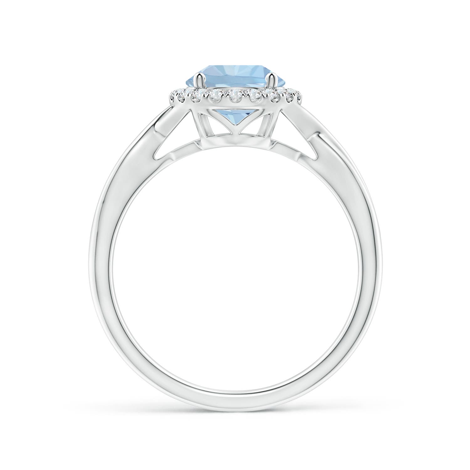 AA - Aquamarine / 1.24 CT / 14 KT White Gold