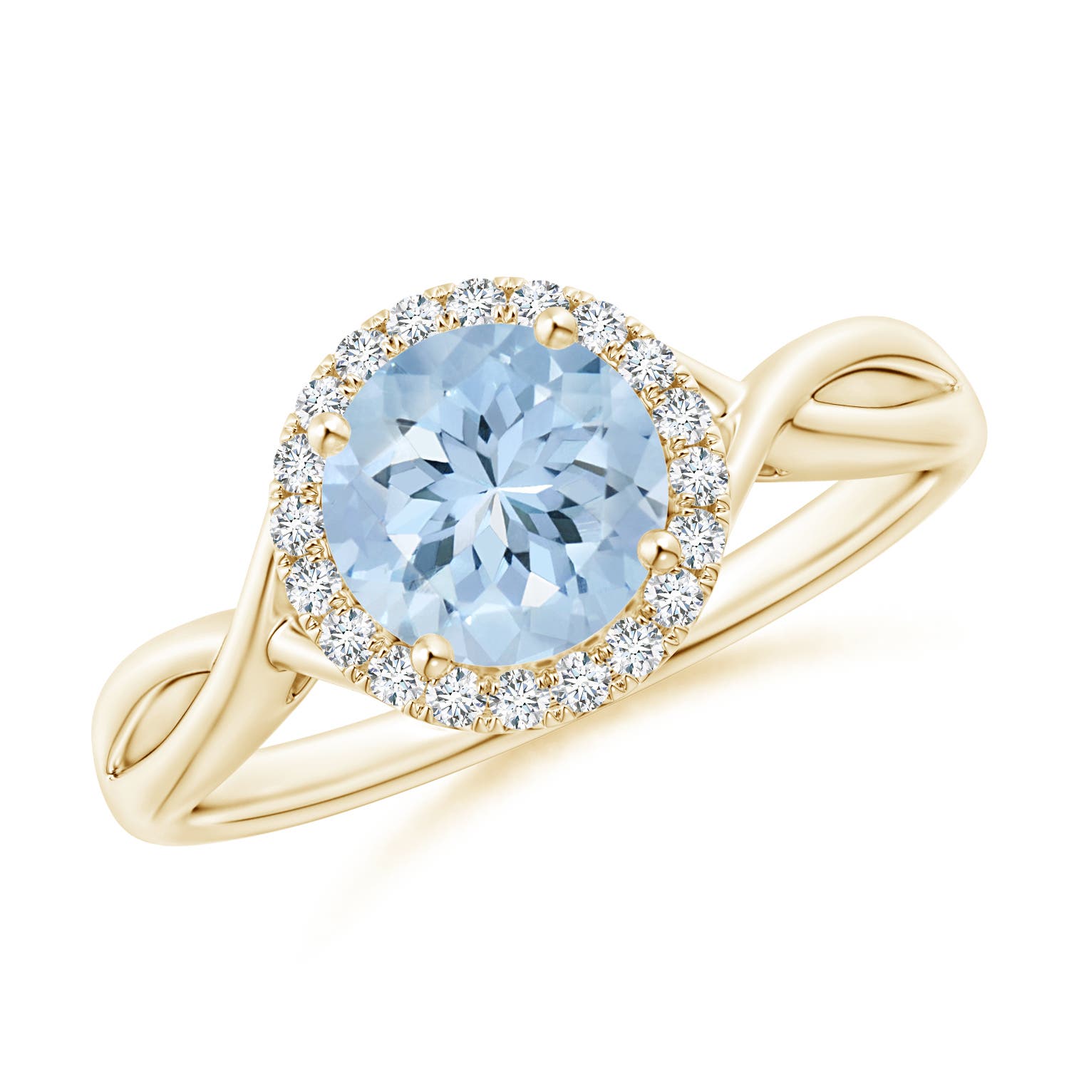 AA - Aquamarine / 1.24 CT / 14 KT Yellow Gold