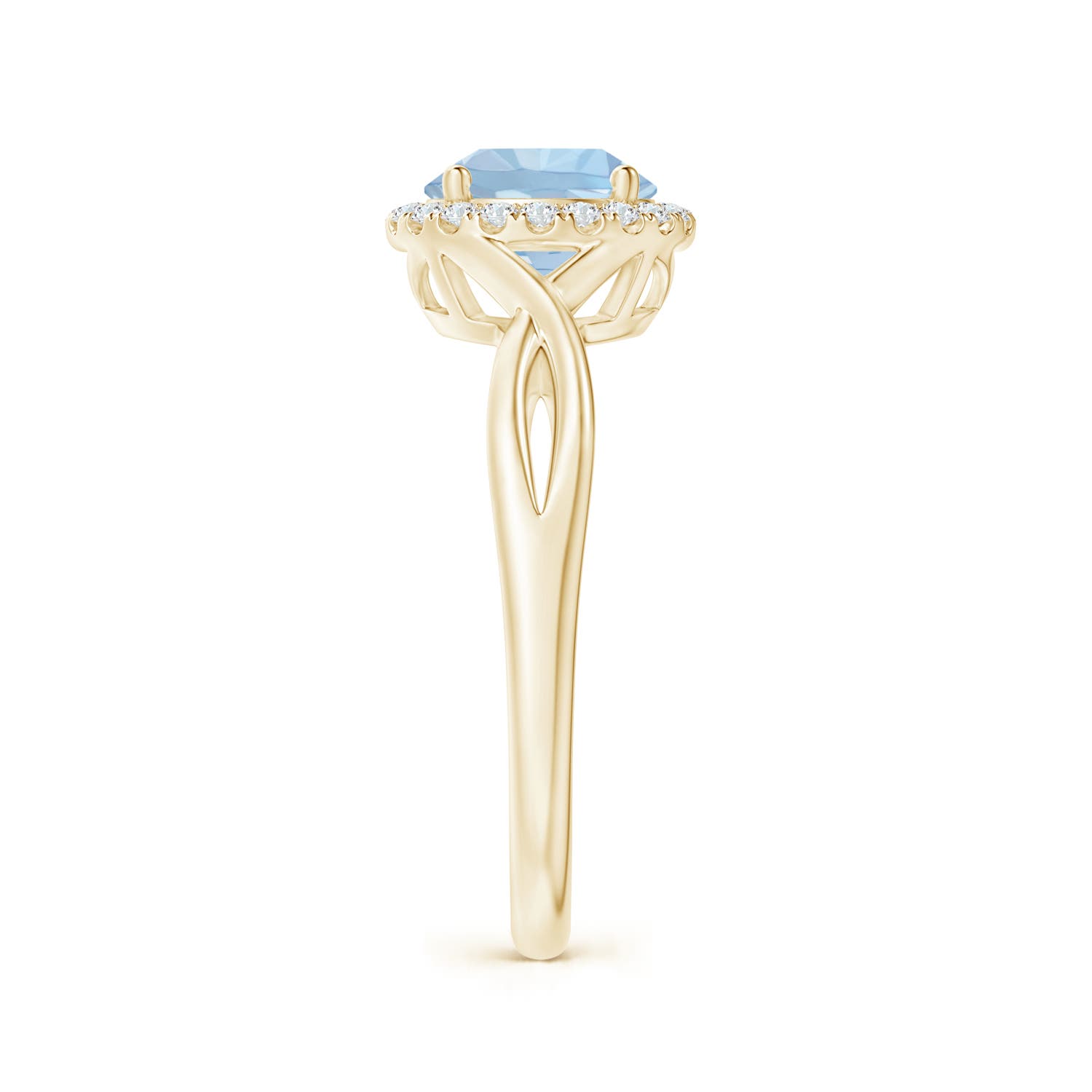 AA - Aquamarine / 1.24 CT / 14 KT Yellow Gold