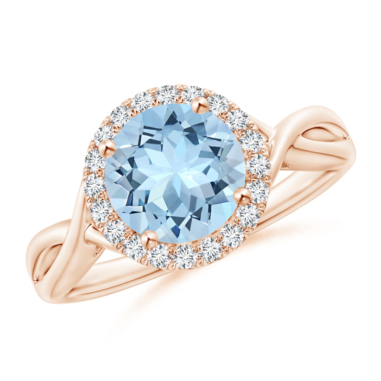 AAA - Aquamarine / 1.82 CT / 14 KT Rose Gold