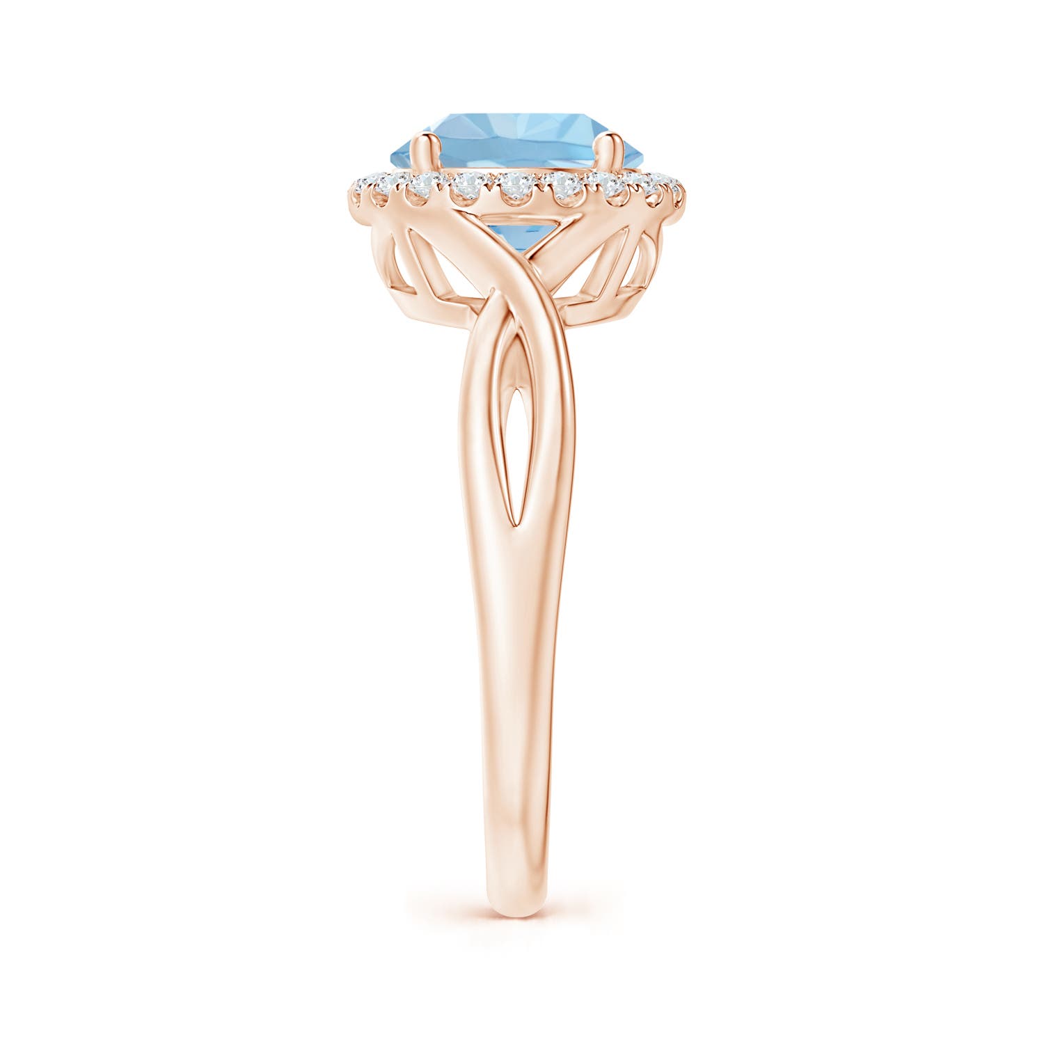 AAA - Aquamarine / 1.82 CT / 14 KT Rose Gold