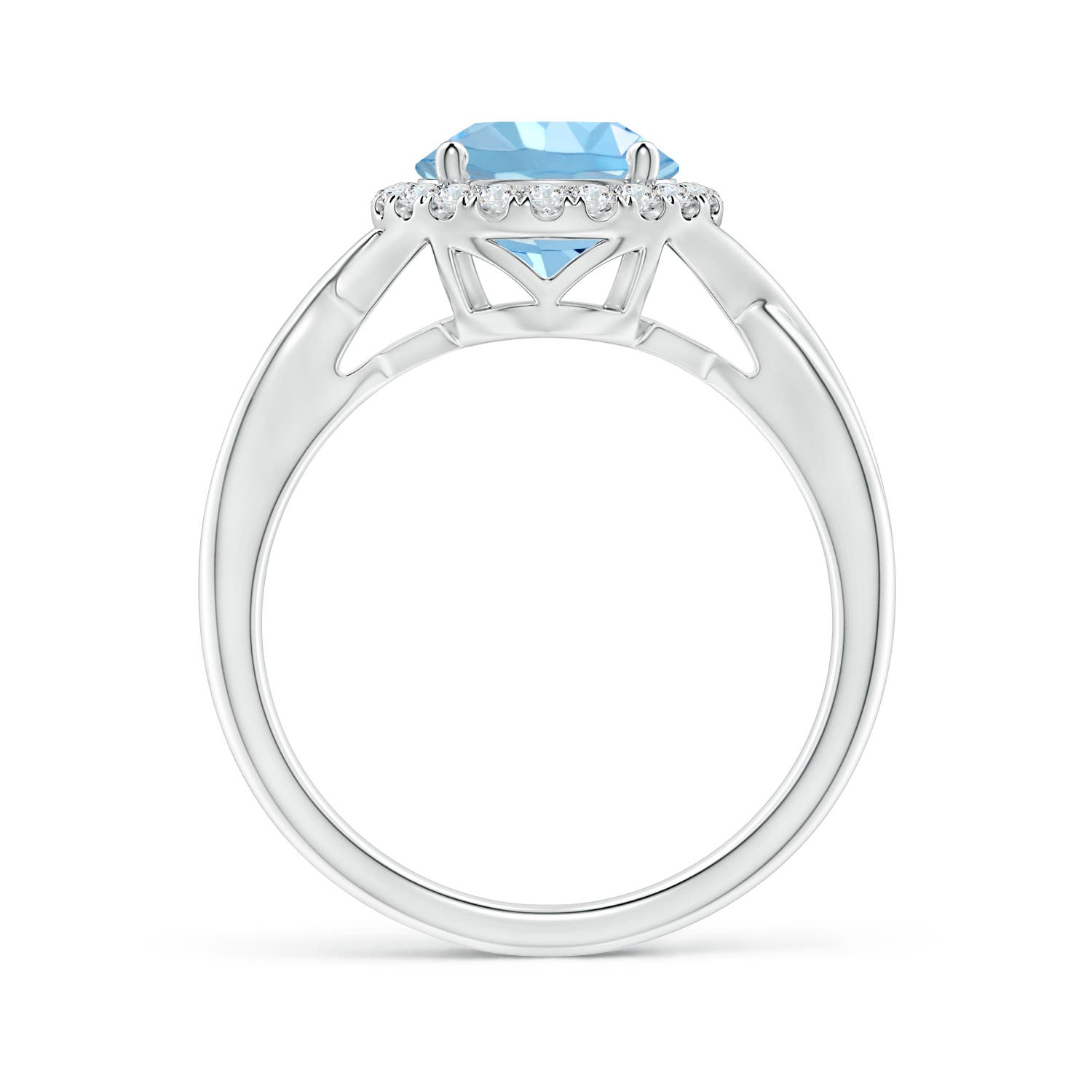 AAAA - Aquamarine / 1.82 CT / 14 KT White Gold