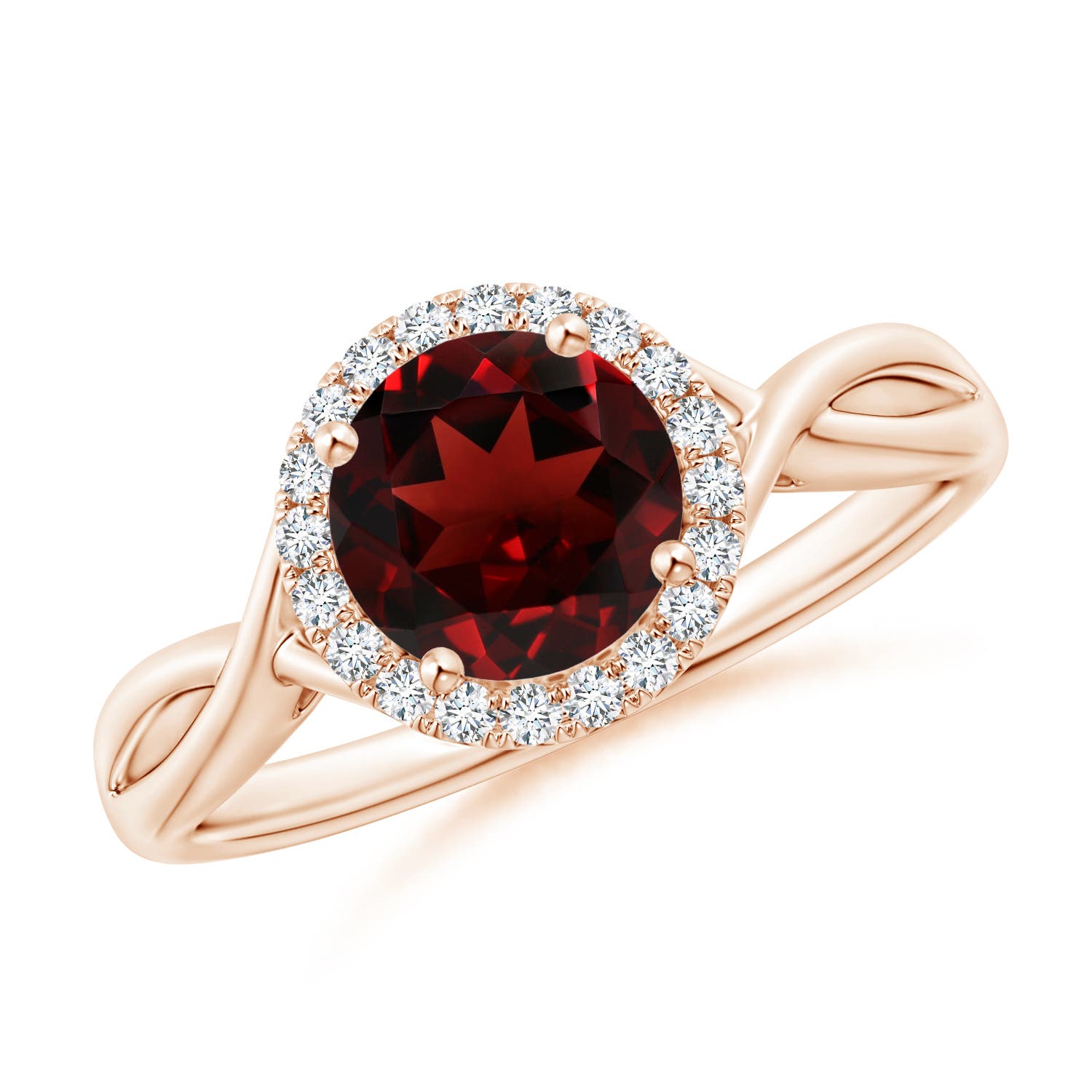 AAA - Garnet / 1.62 CT / 14 KT Rose Gold