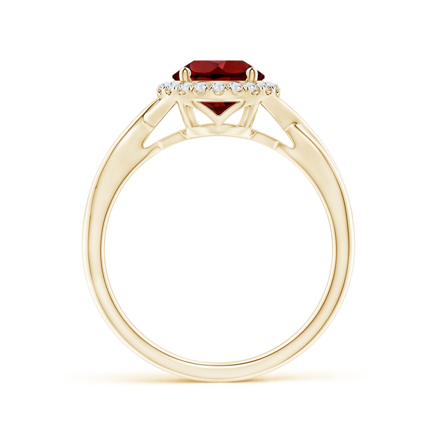 AAAA - Garnet / 1.62 CT / 14 KT Yellow Gold