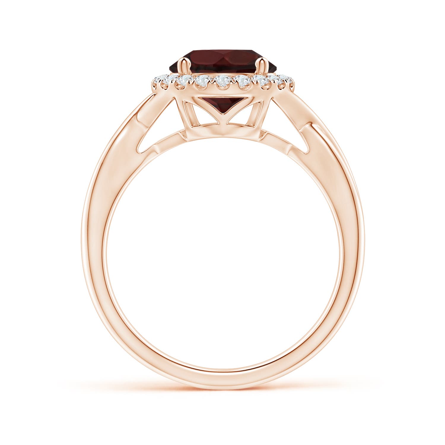 A - Garnet / 2.42 CT / 14 KT Rose Gold