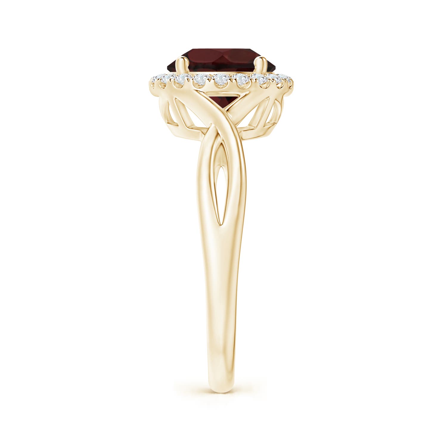 A - Garnet / 2.42 CT / 14 KT Yellow Gold