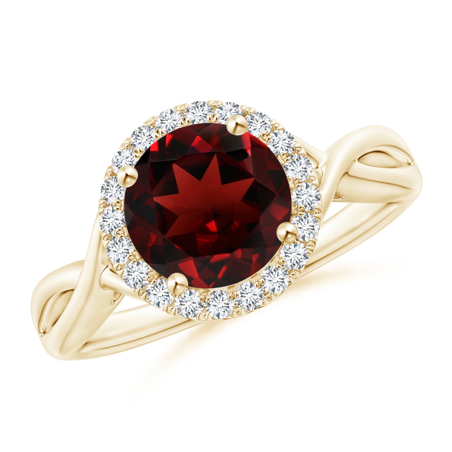 AAA - Garnet / 2.42 CT / 14 KT Yellow Gold