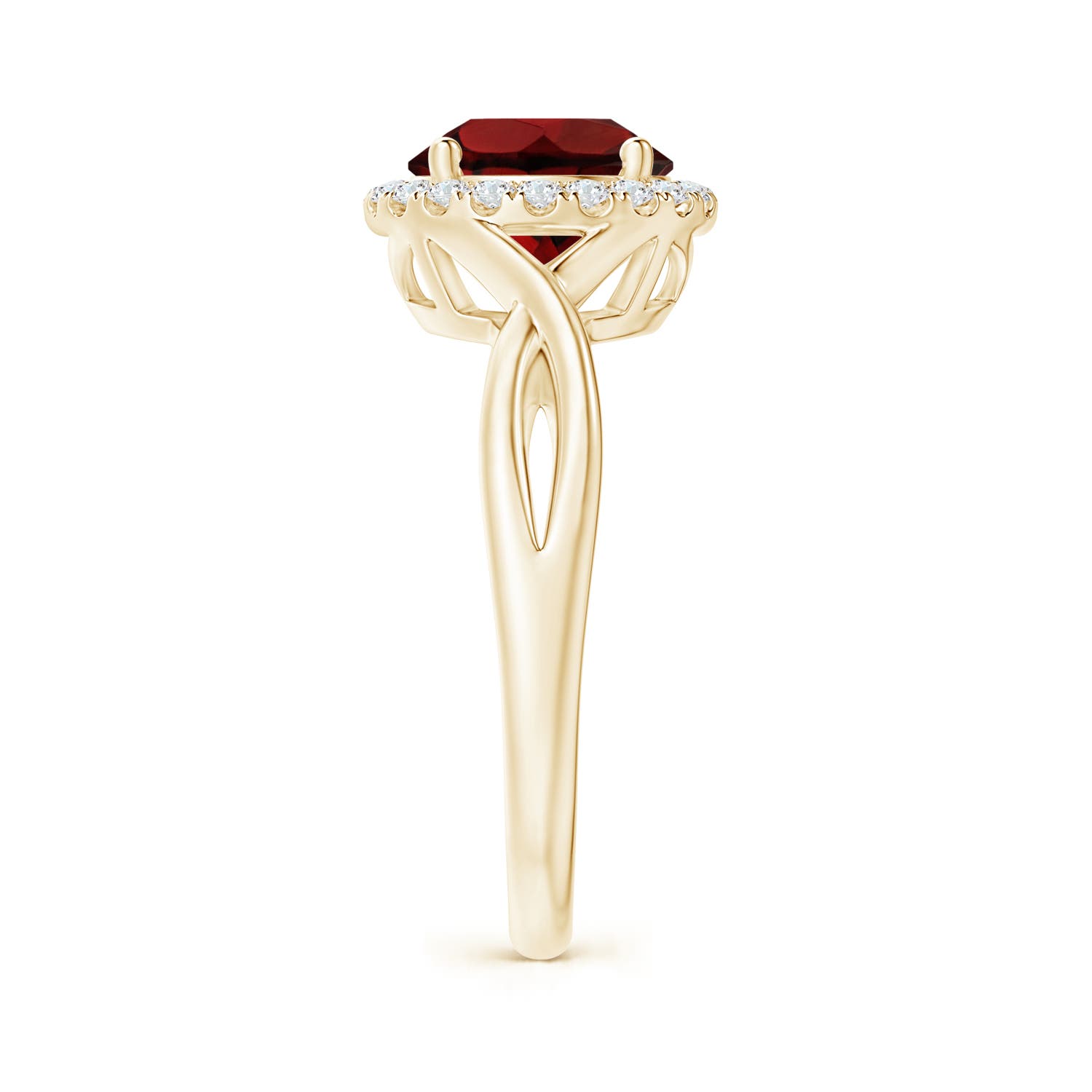 AAA - Garnet / 2.42 CT / 14 KT Yellow Gold