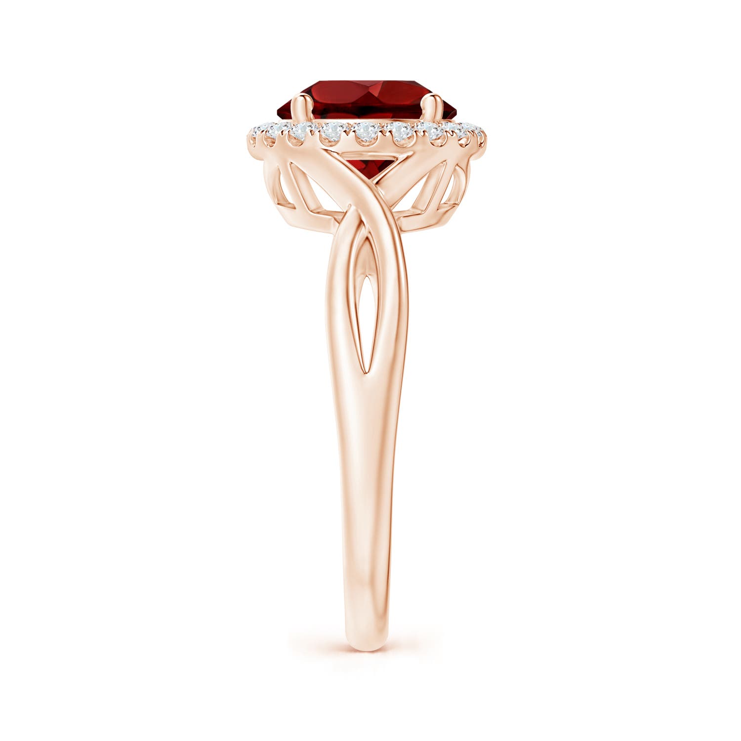 AAAA - Garnet / 2.42 CT / 14 KT Rose Gold