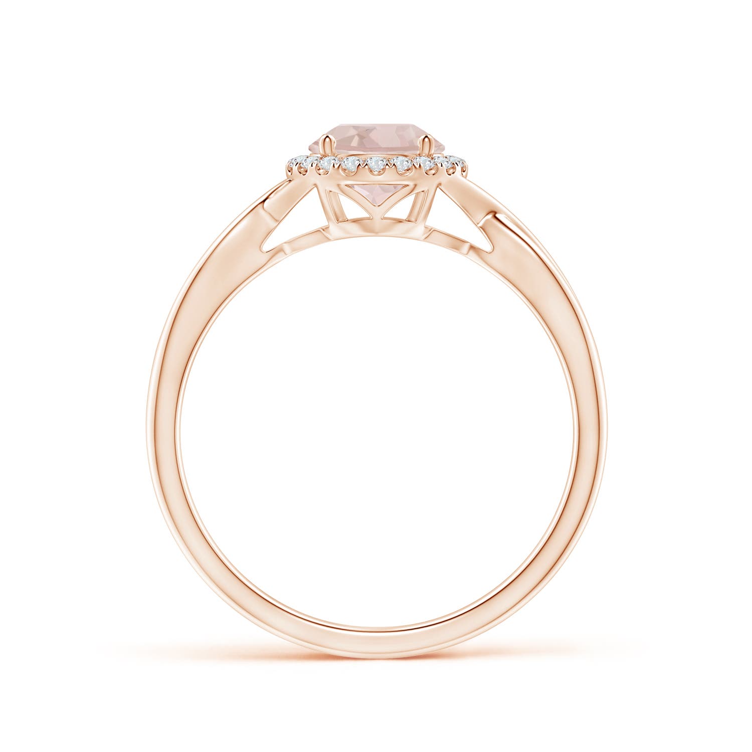 A - Morganite / 0.8 CT / 14 KT Rose Gold