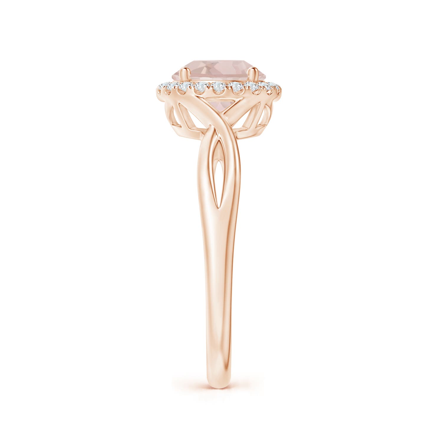 A - Morganite / 1.22 CT / 14 KT Rose Gold