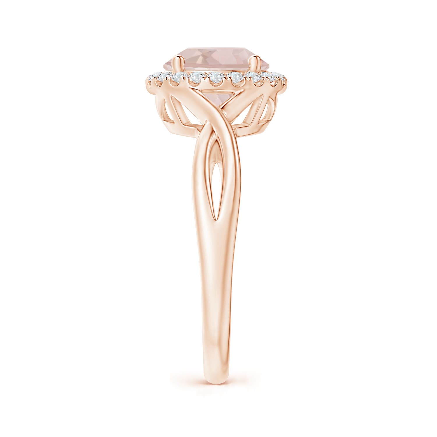 A - Morganite / 1.87 CT / 14 KT Rose Gold