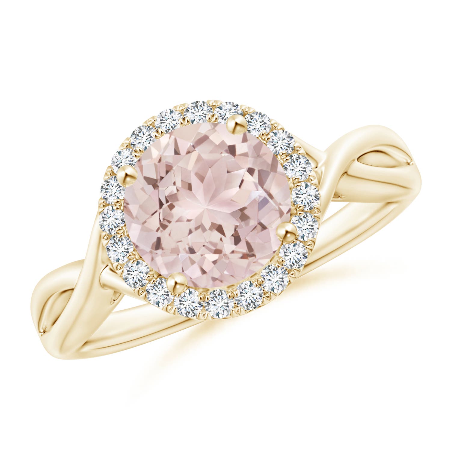 A - Morganite / 1.87 CT / 14 KT Yellow Gold