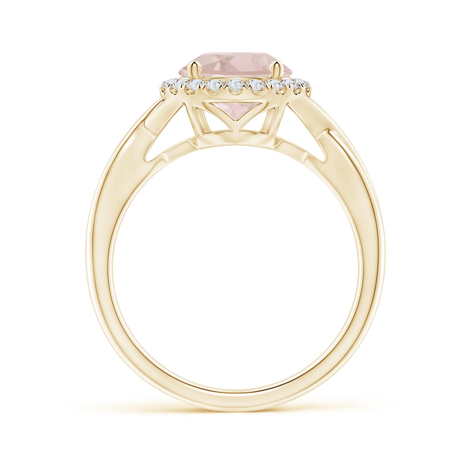 A - Morganite / 1.87 CT / 14 KT Yellow Gold