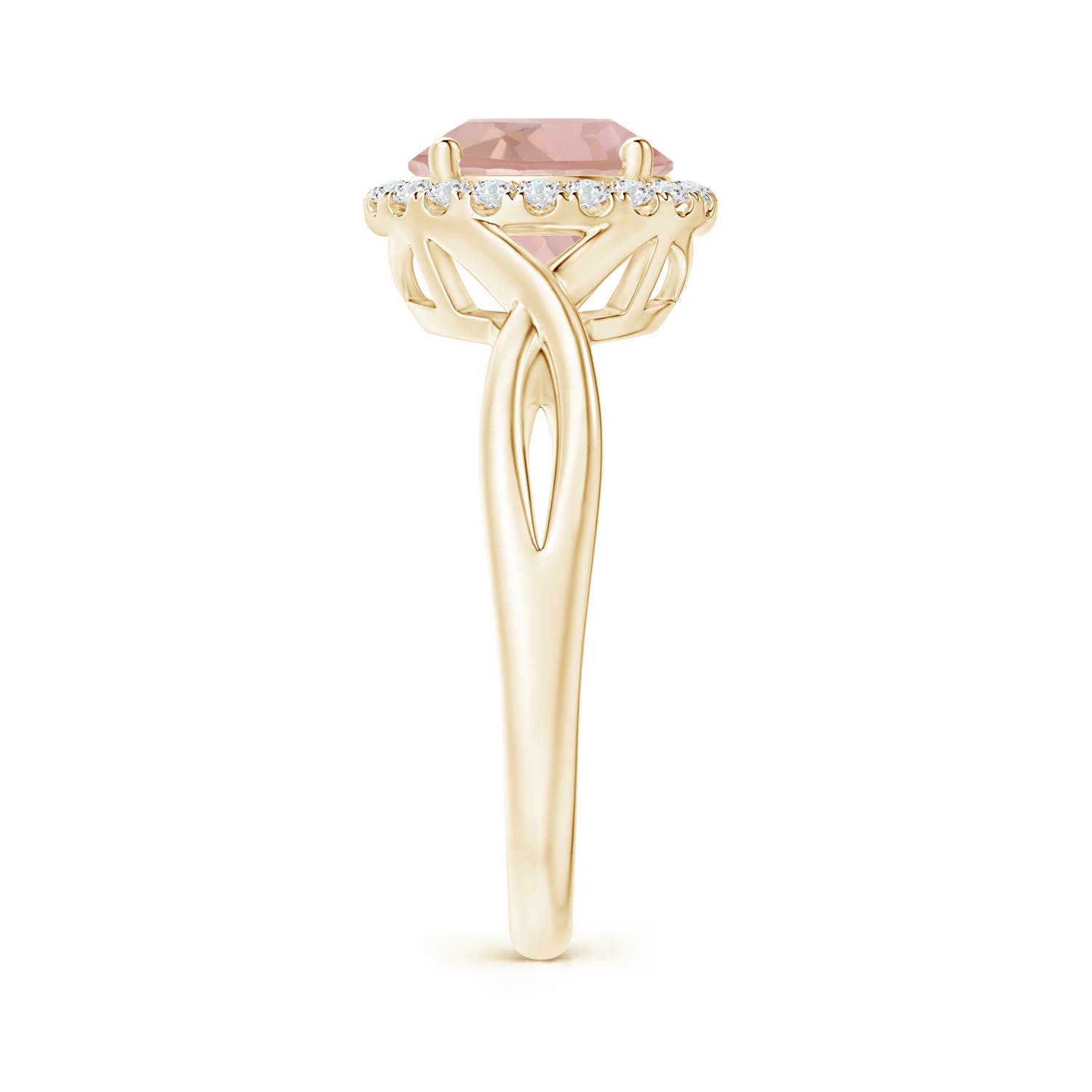 AAA - Morganite / 1.87 CT / 14 KT Yellow Gold