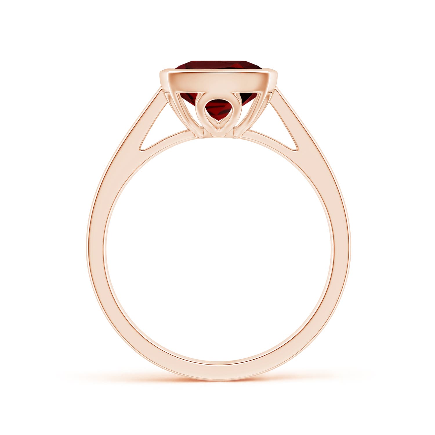 AAAA - Garnet / 3.35 CT / 14 KT Rose Gold