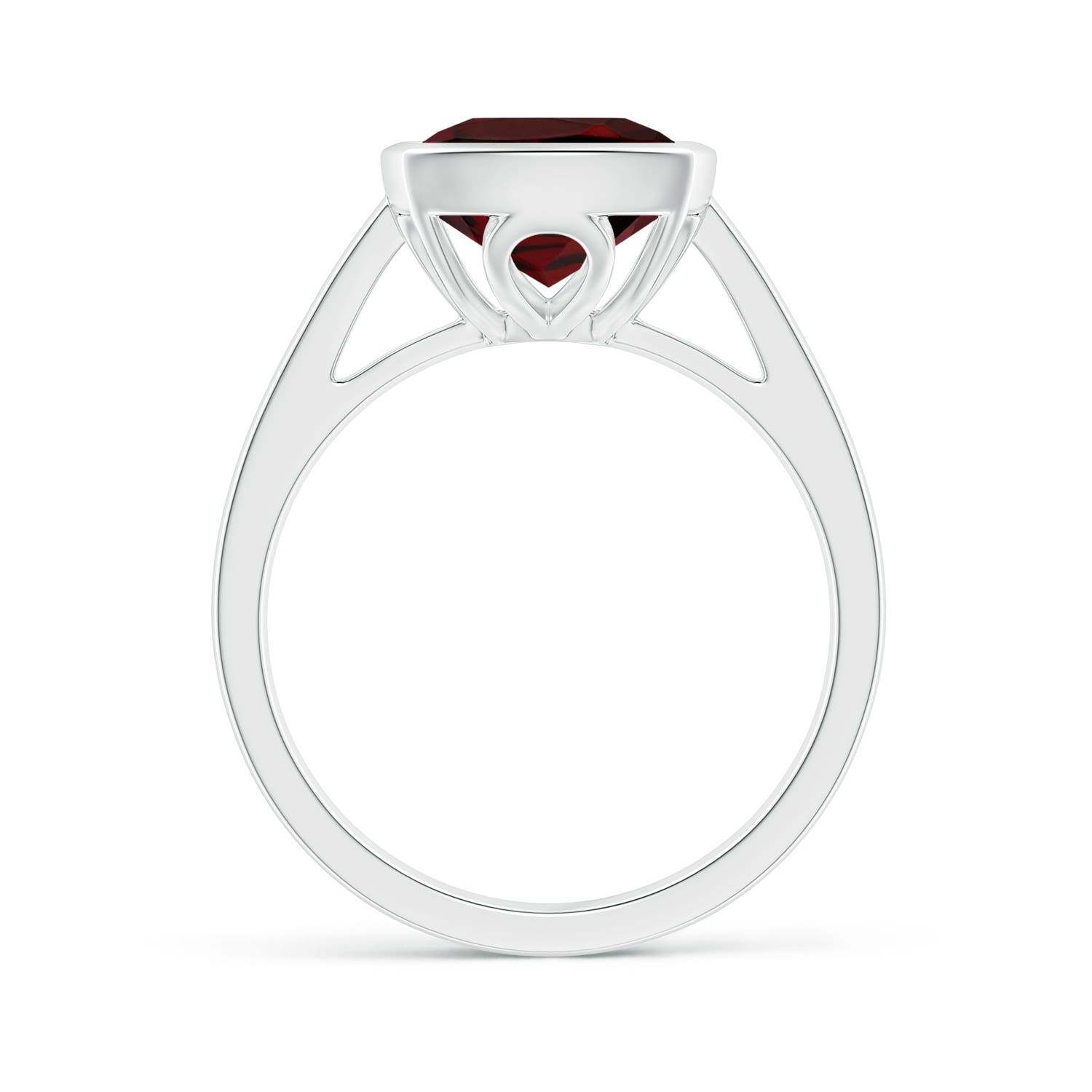 AAA - Garnet / 4.5 CT / 14 KT White Gold