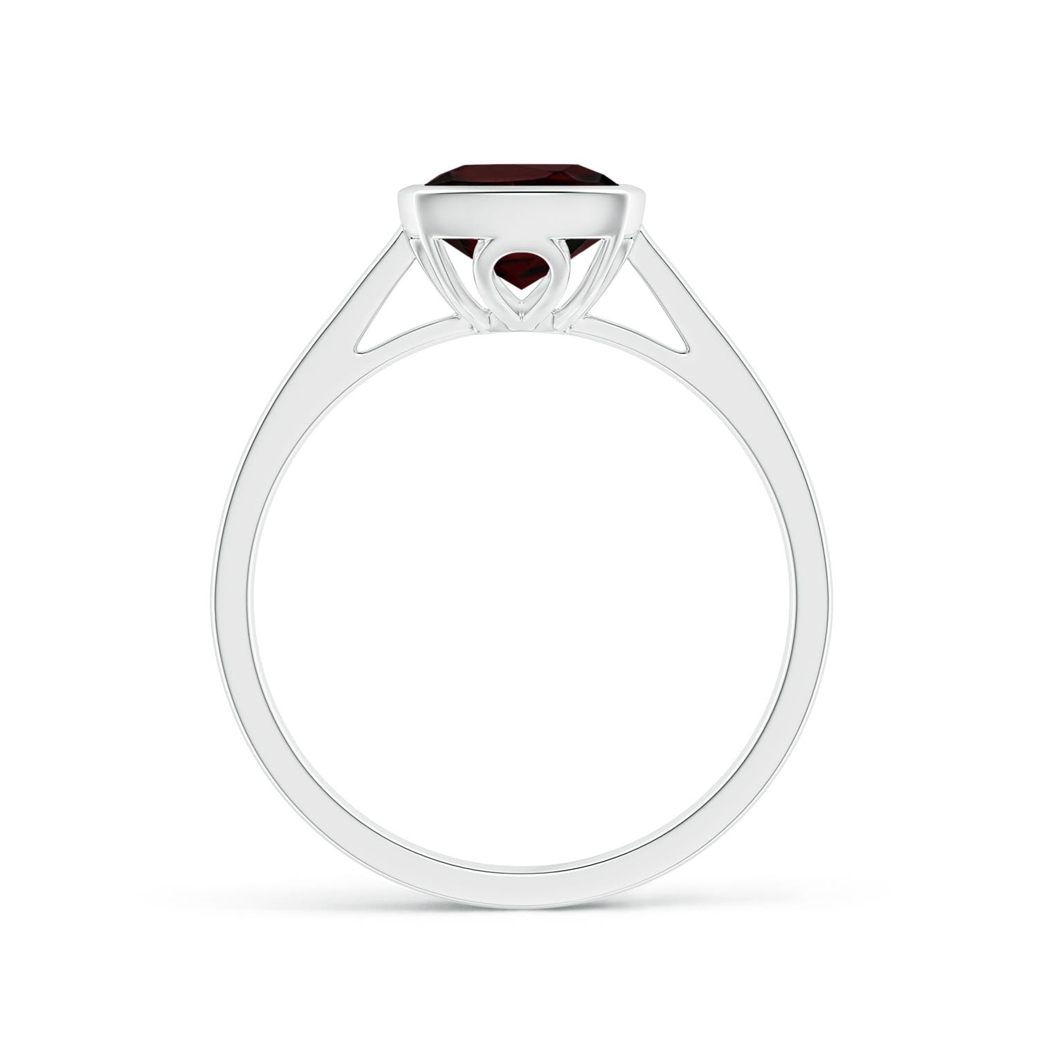 A - Garnet / 2.9 CT / 14 KT White Gold