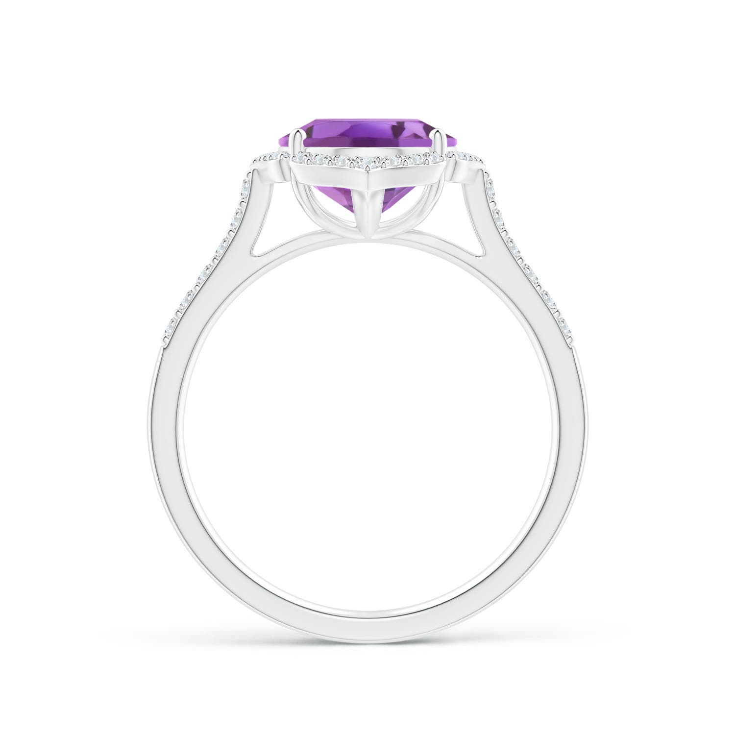A - Amethyst / 2.51 CT / 14 KT White Gold