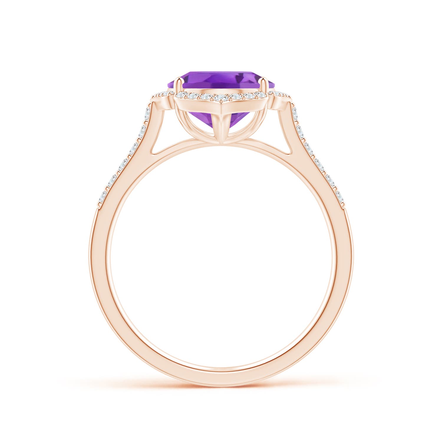 AA - Amethyst / 2.51 CT / 14 KT Rose Gold