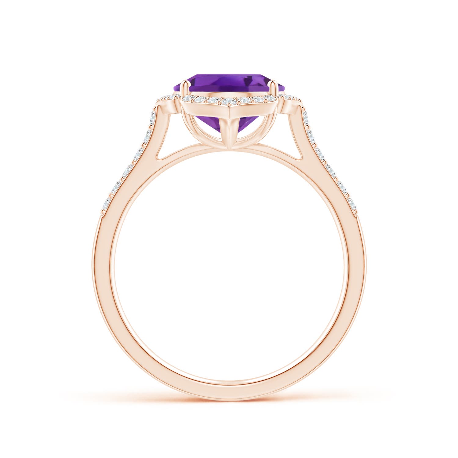 AAA - Amethyst / 2.51 CT / 14 KT Rose Gold