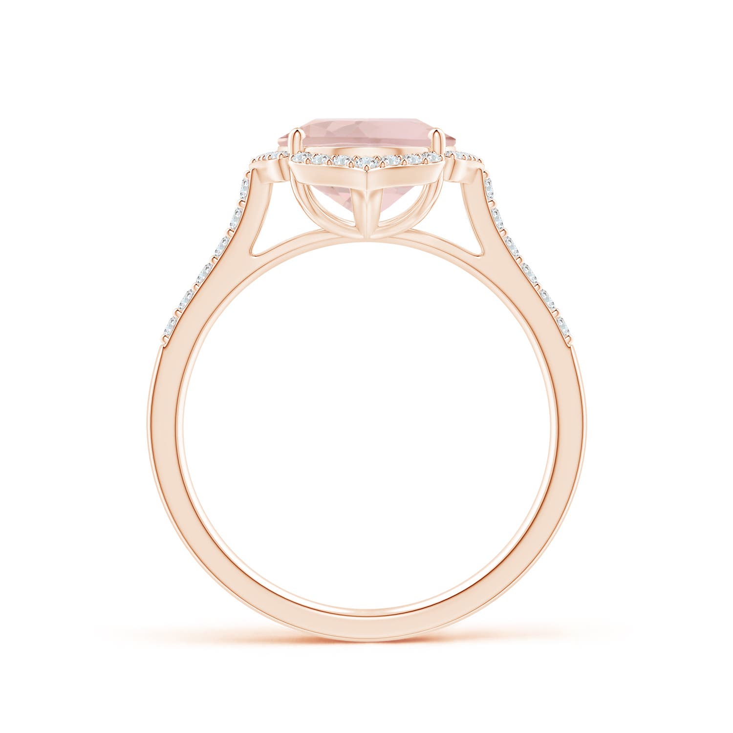 A - Morganite / 2.71 CT / 14 KT Rose Gold