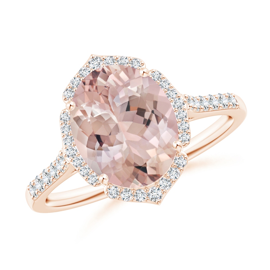 10x8mm AA SR2642MGD-RG-AA-10x8 in Rose Gold 