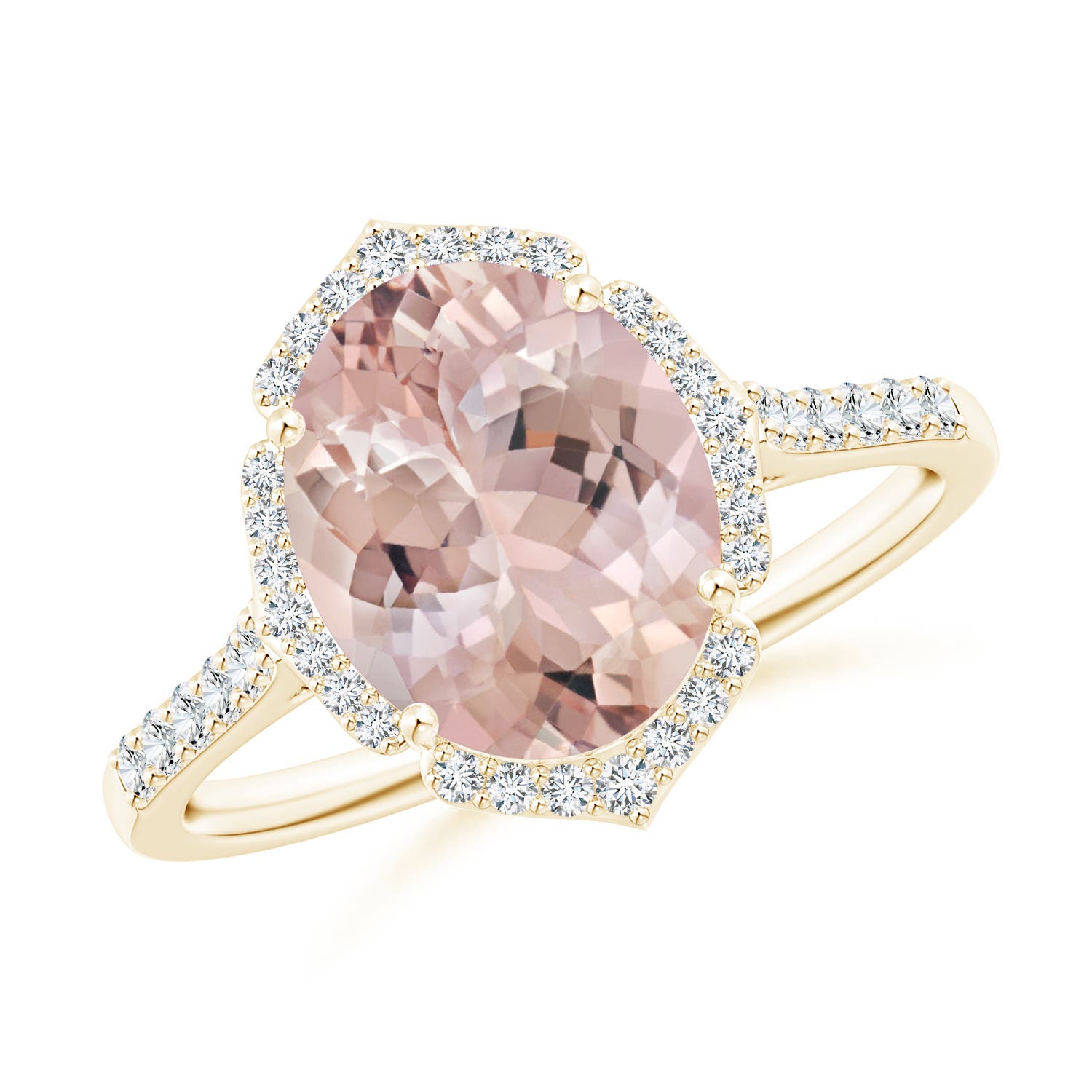 AA - Morganite / 2.71 CT / 14 KT Yellow Gold