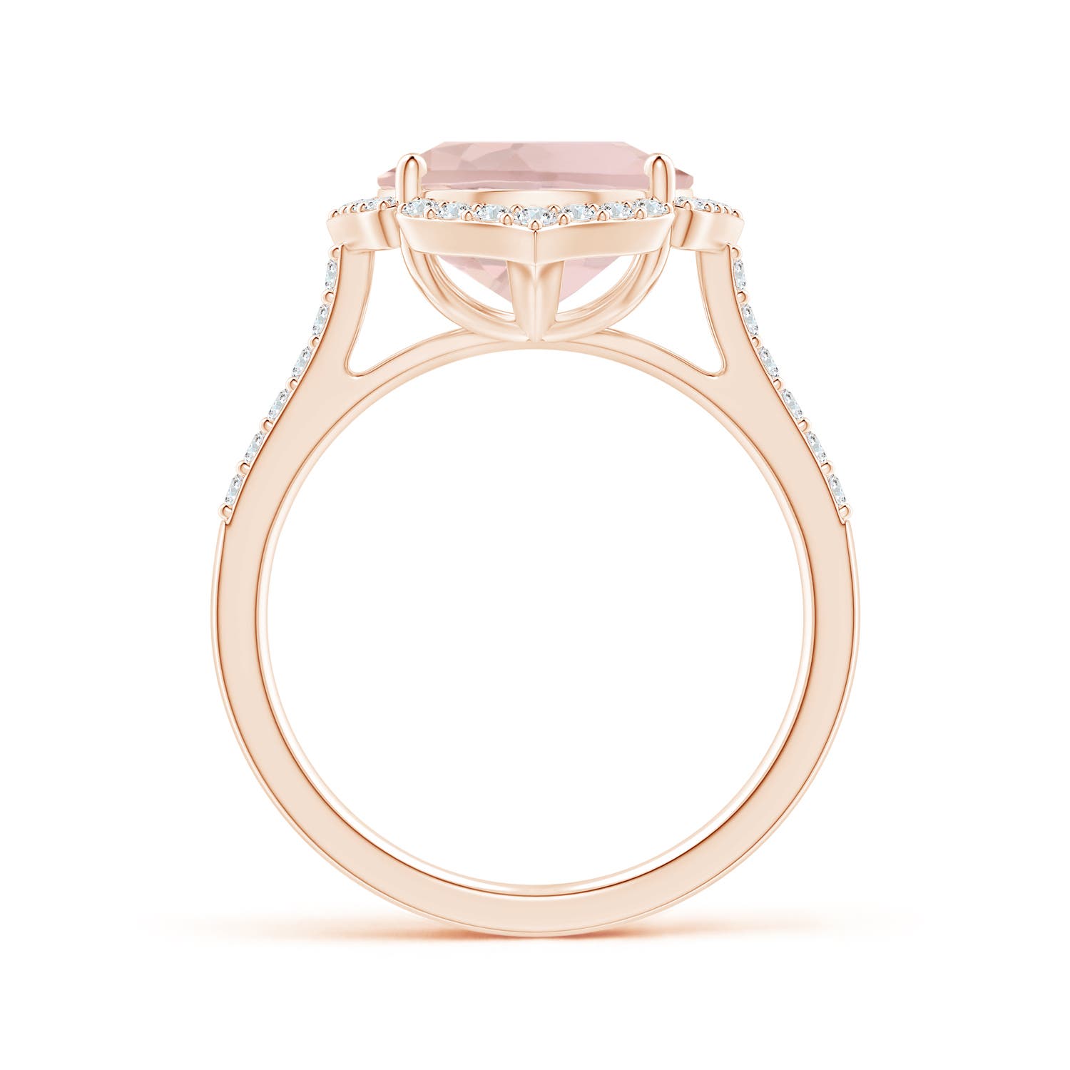 A - Morganite / 4.94 CT / 14 KT Rose Gold