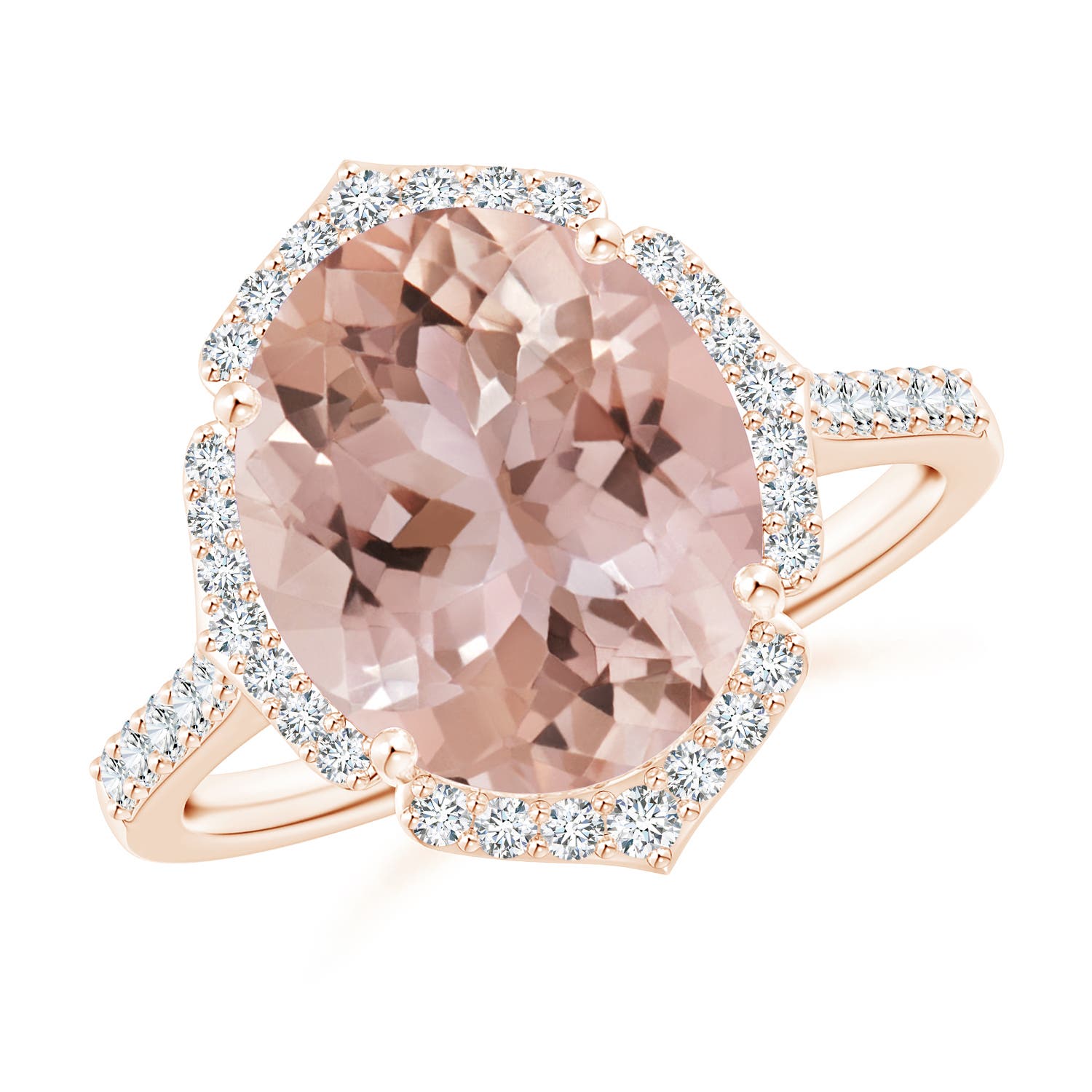 AAA - Morganite / 4.94 CT / 14 KT Rose Gold