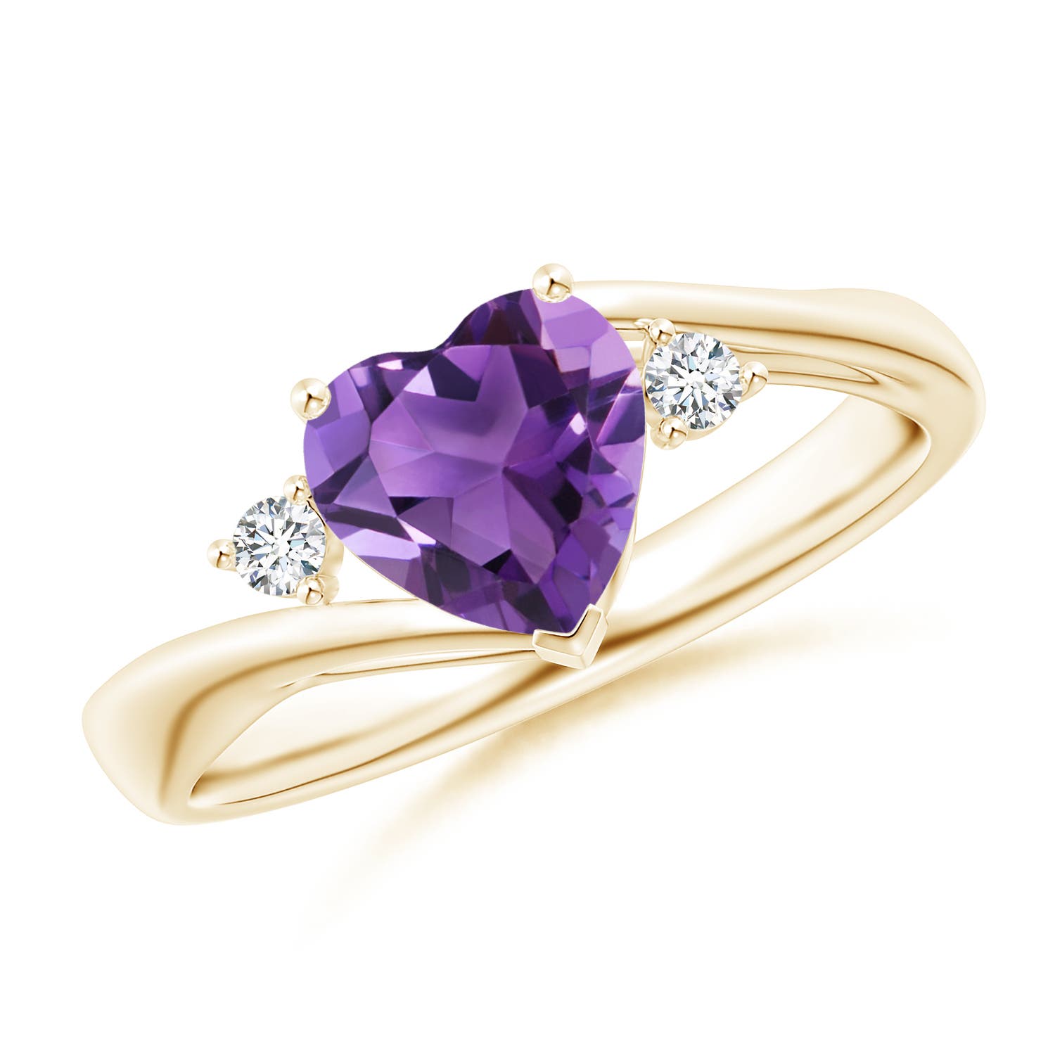 AAA - Amethyst / 1.17 CT / 14 KT Yellow Gold