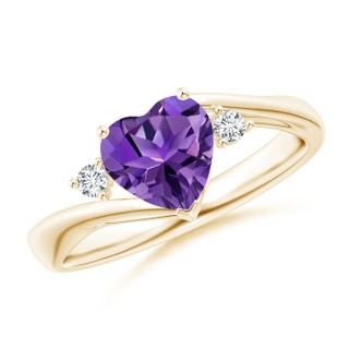 Heart AAAA Amethyst
