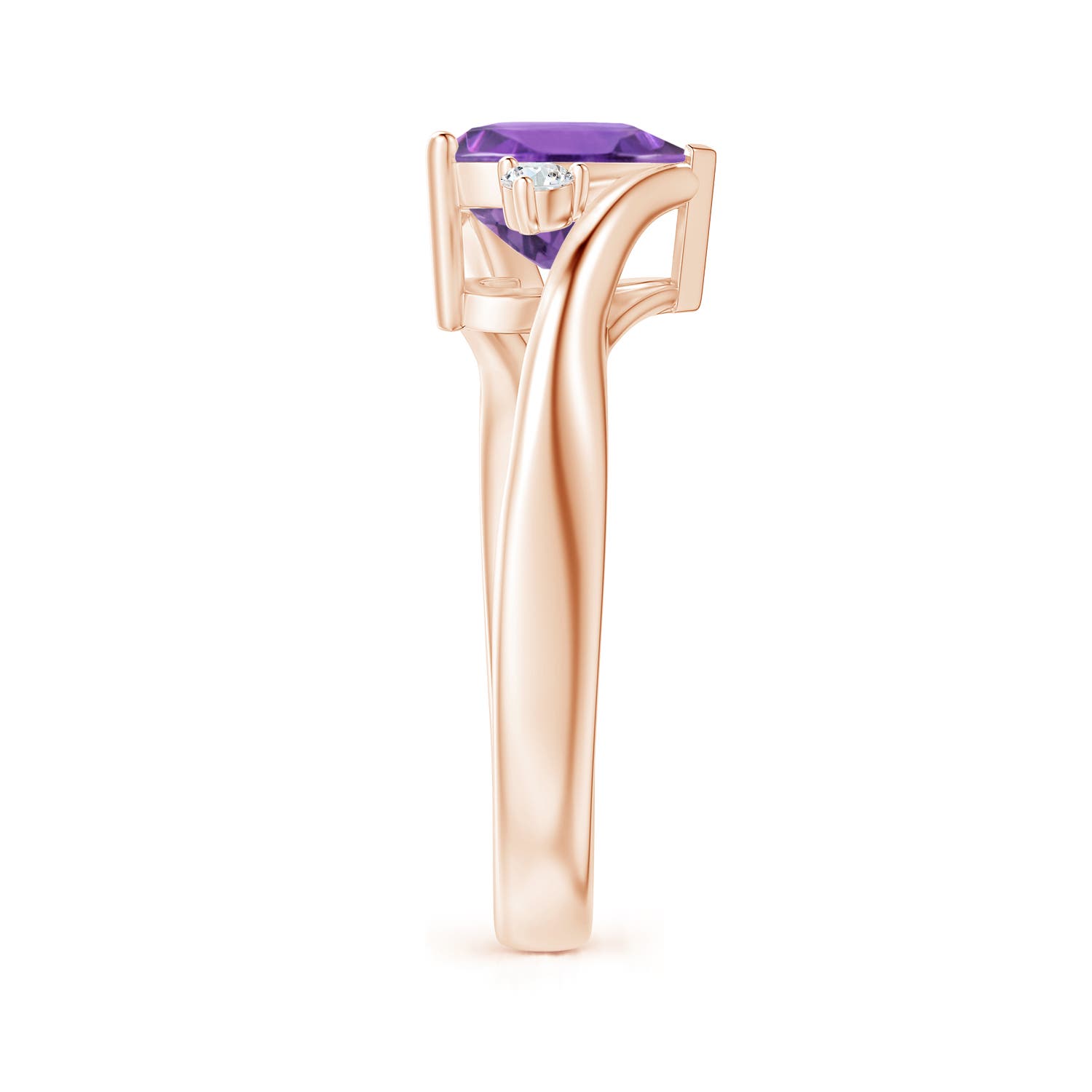 AA - Amethyst / 1.59 CT / 14 KT Rose Gold