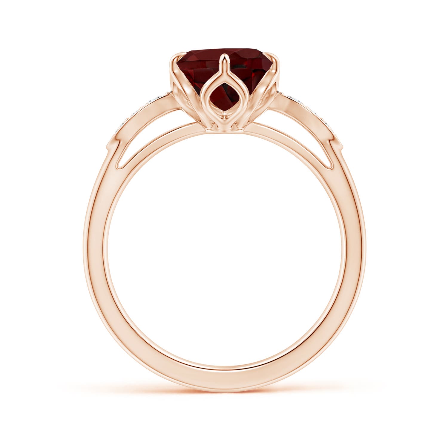 AAA - Garnet / 3.08 CT / 14 KT Rose Gold