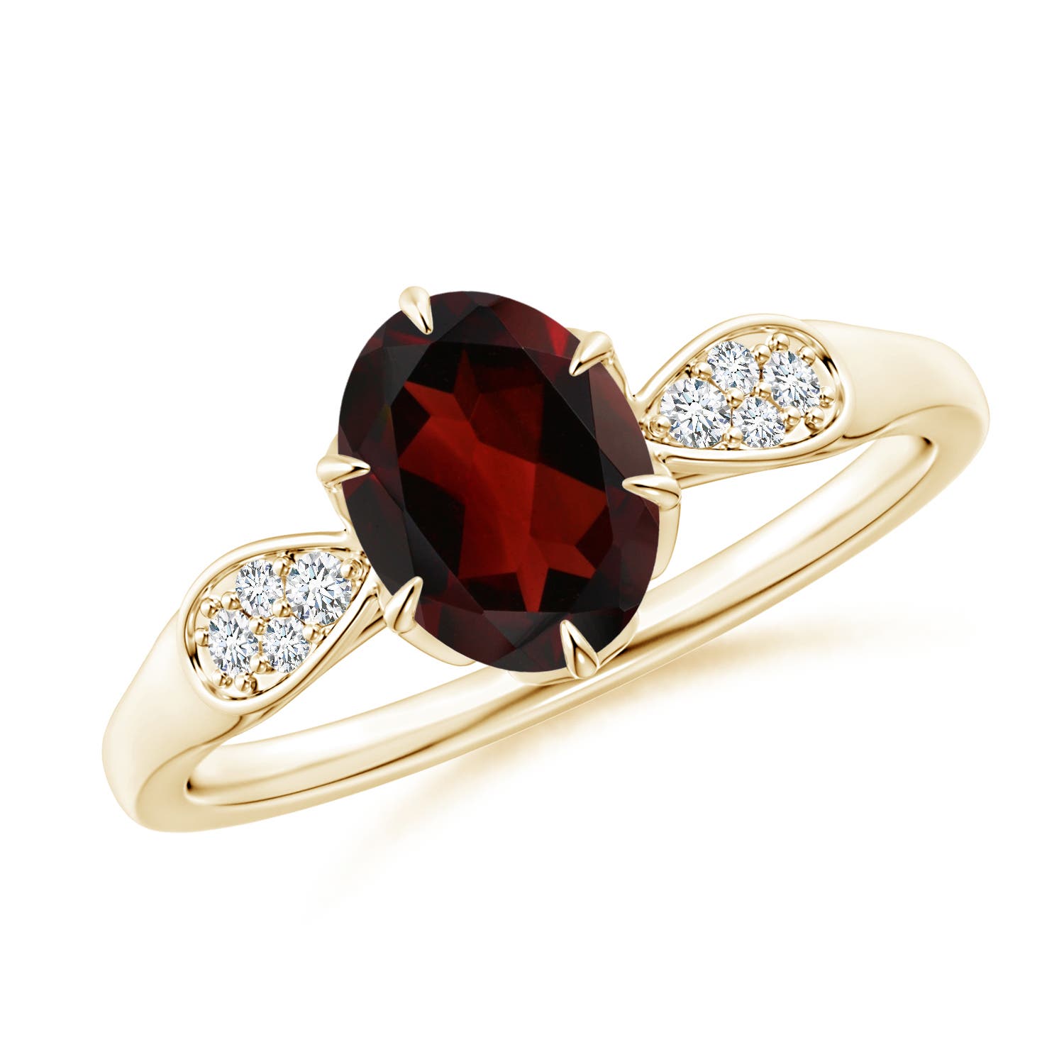 AA - Garnet / 1.54 CT / 14 KT Yellow Gold