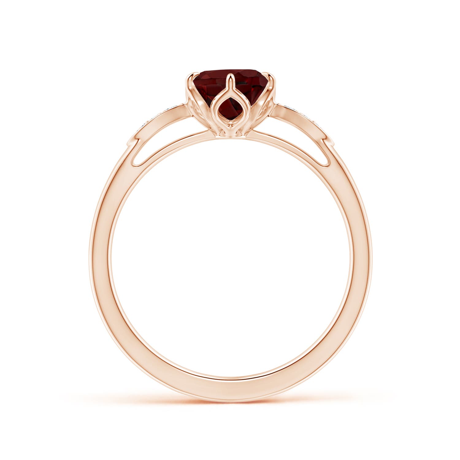 AAA - Garnet / 1.54 CT / 14 KT Rose Gold