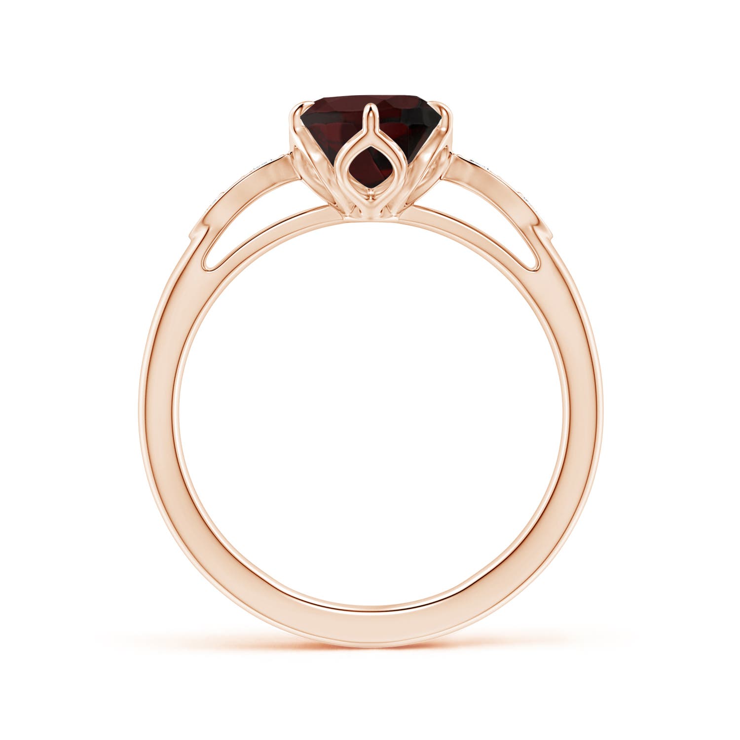 A - Garnet / 2.11 CT / 14 KT Rose Gold