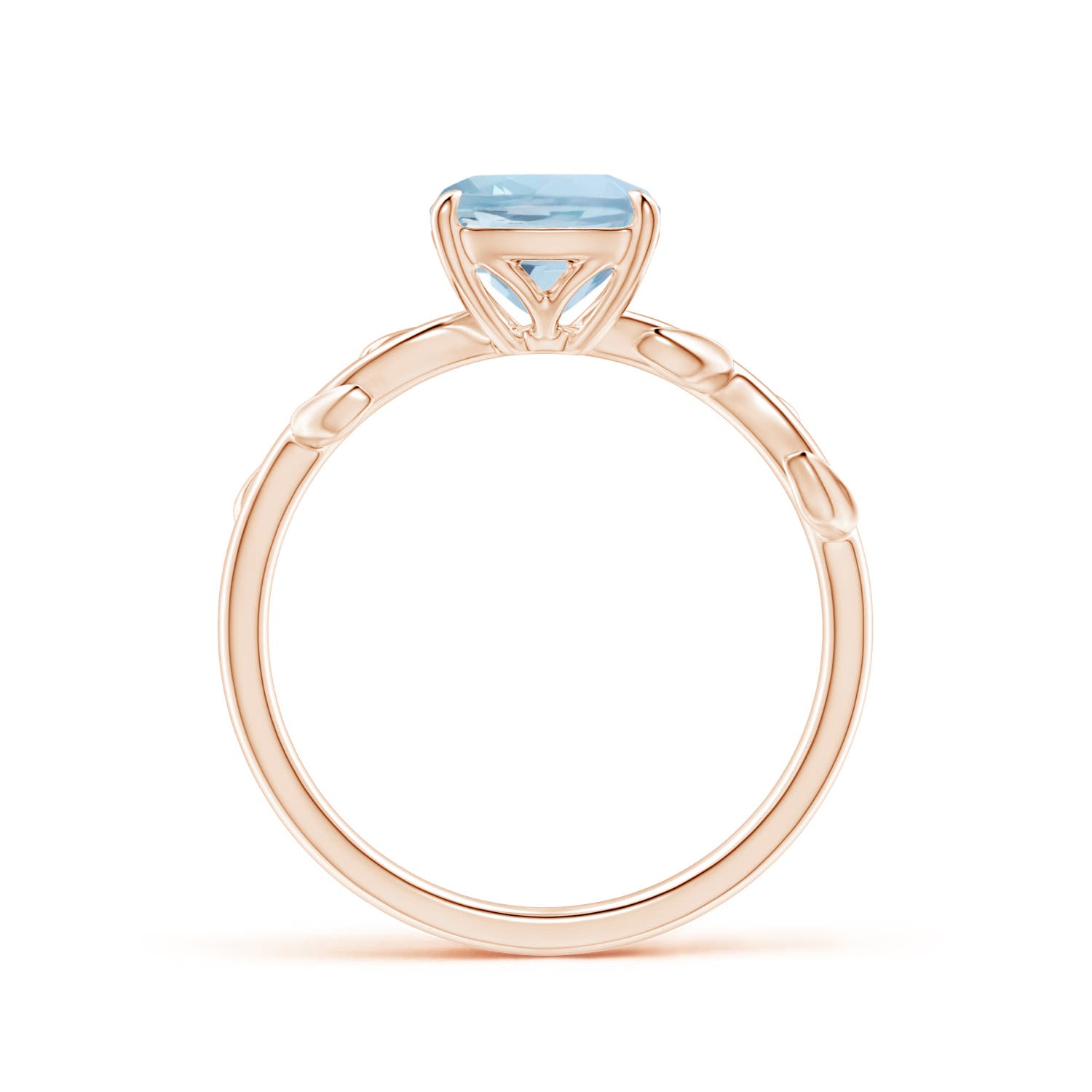 AA - Aquamarine / 1.4 CT / 14 KT Rose Gold